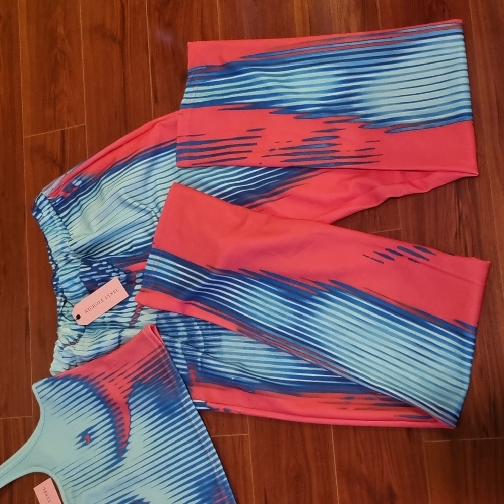 Nichole Lynel Body Scan 2 Piece Set Blue Size Medium - Picture 5 of 13